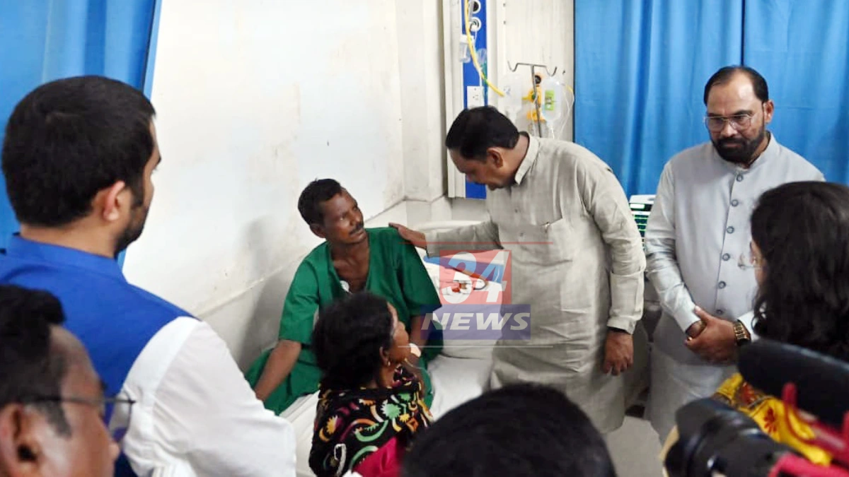 Chandrapur Farmer । धक्कादायक! चंद्रपुरात जमिनीच्या वादातून शेतकऱ्यांचे विष प्राशन; पालकमंत्र्यांनी तातडीने घेतली भेट