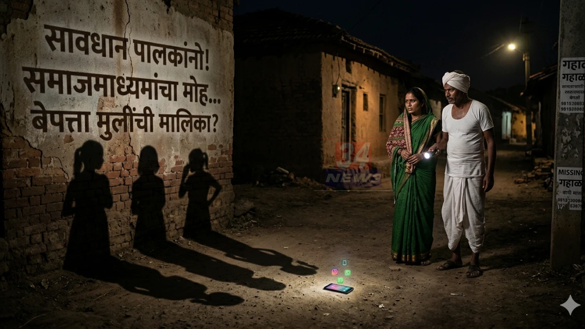 Missing Girls । "माझी मुलगी कुठे आहे?" चंद्रपूर जिल्ह्यात अल्पवयीन मुली बेपत्ता होण्याची मालिका सुरुचं Image