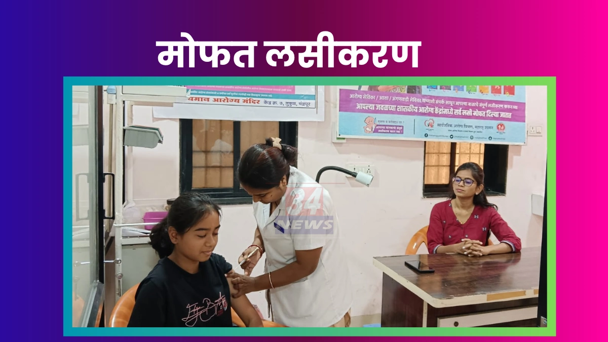 गर्भाशय मुखाच्या कॅन्सरला रोखणारी HPV Vaccine आता मोफत, चंद्रपूर मनपाची मोहीम Image