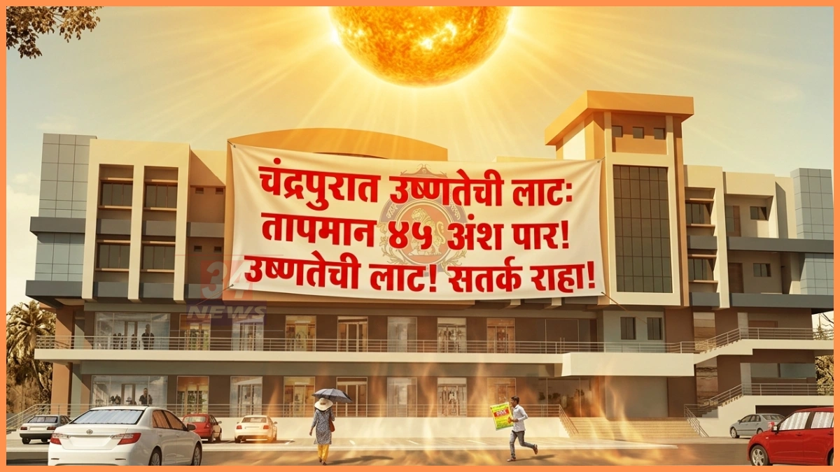 Chandrapur Heatwave Alert Image