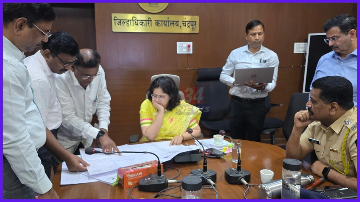 चंद्रपूर: अल्ट्राटेक माणिकगड सिमेंट व शेतकरी जमीन वाद, जिल्हाधिकारी मैदानात Image