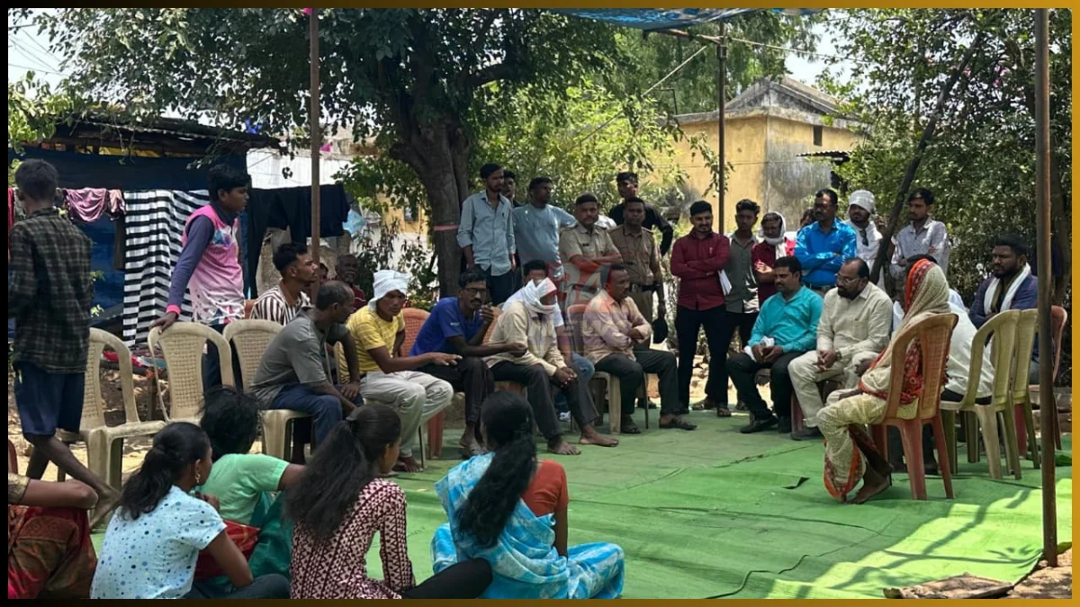 धानोरा येथे वर्धा नदी दुर्घटनेतील मृत राजू कोडापे कुटुंबीयांना आमदार किशोर जोरगेवार यांचे सांत्वन 2026