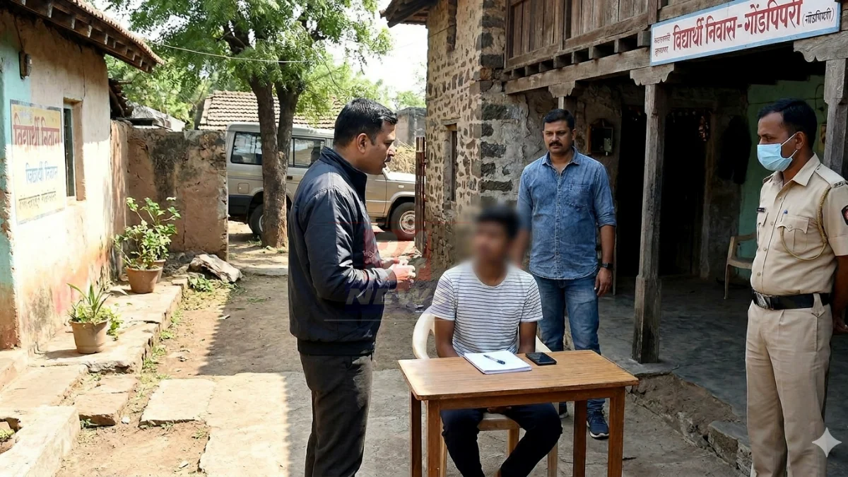 गोंडपिपरी चंद्रपूर येथे ATS पथकाची कारवाई, पाकिस्तानी गँग कनेक्शनची चौकशी | Chandrapur ATS Raid
