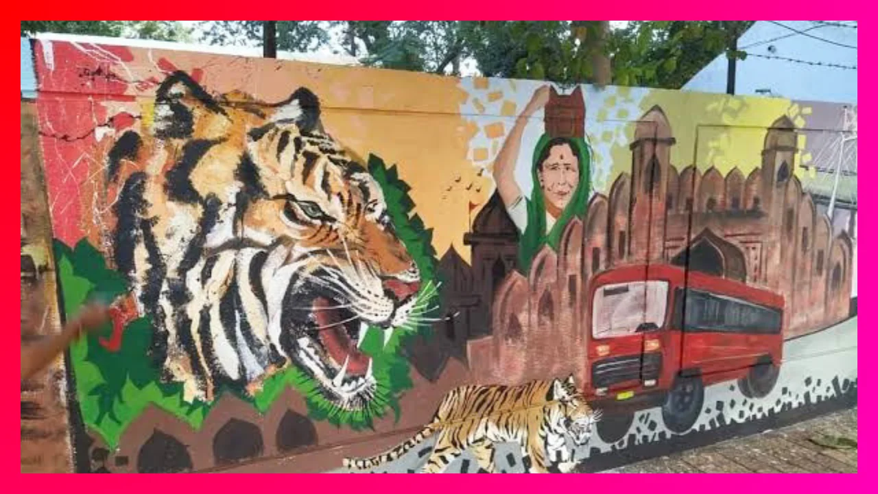 chandrapur wall painting