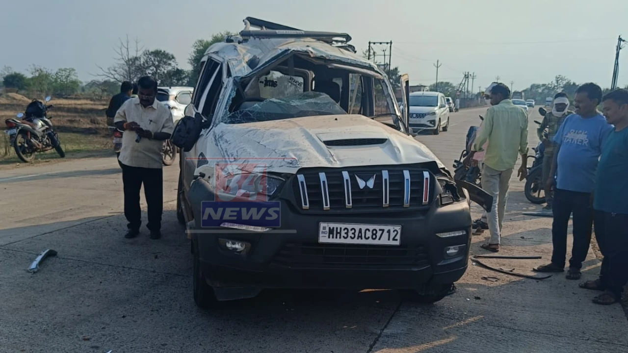 chandrapur gadchiroli highway accident