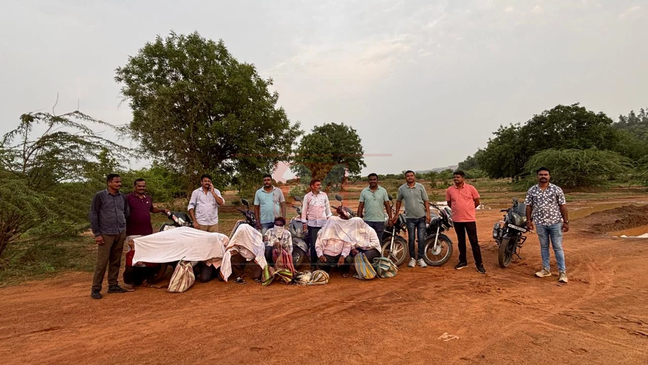 illegal Cockfighting Gambling Raid