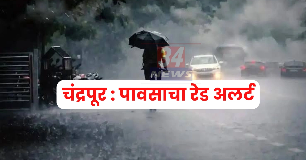 chandrapur red alert rainfall