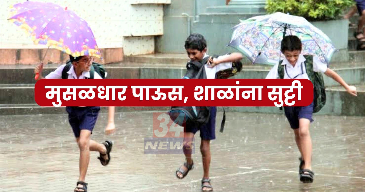 chandrapur schools closed due to red alert rain
