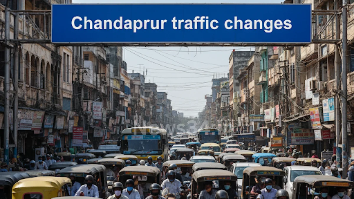 Changes in traffic in chandrapur city