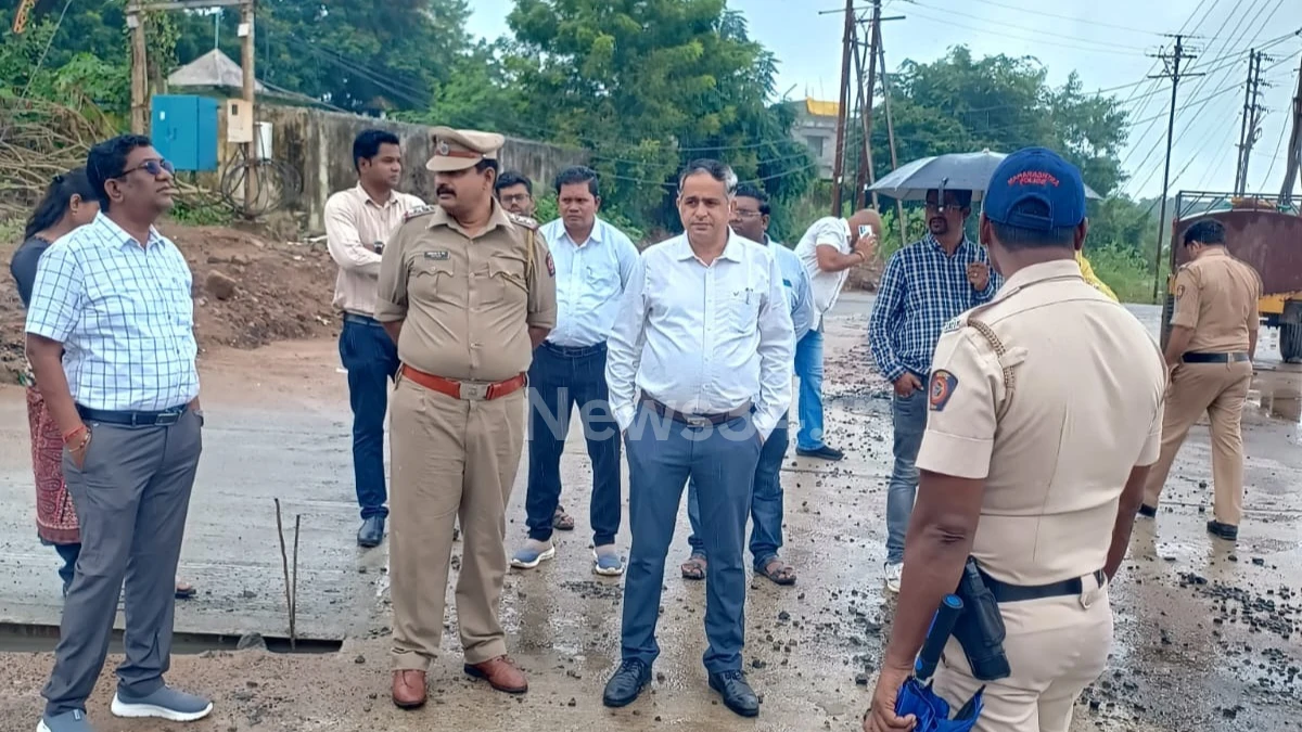 Ganesh visarjan chandrapur preparations