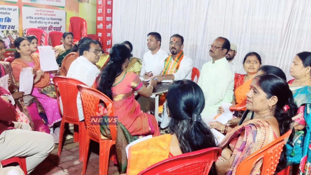 Bjp ticket demand for civic polls chandrapur