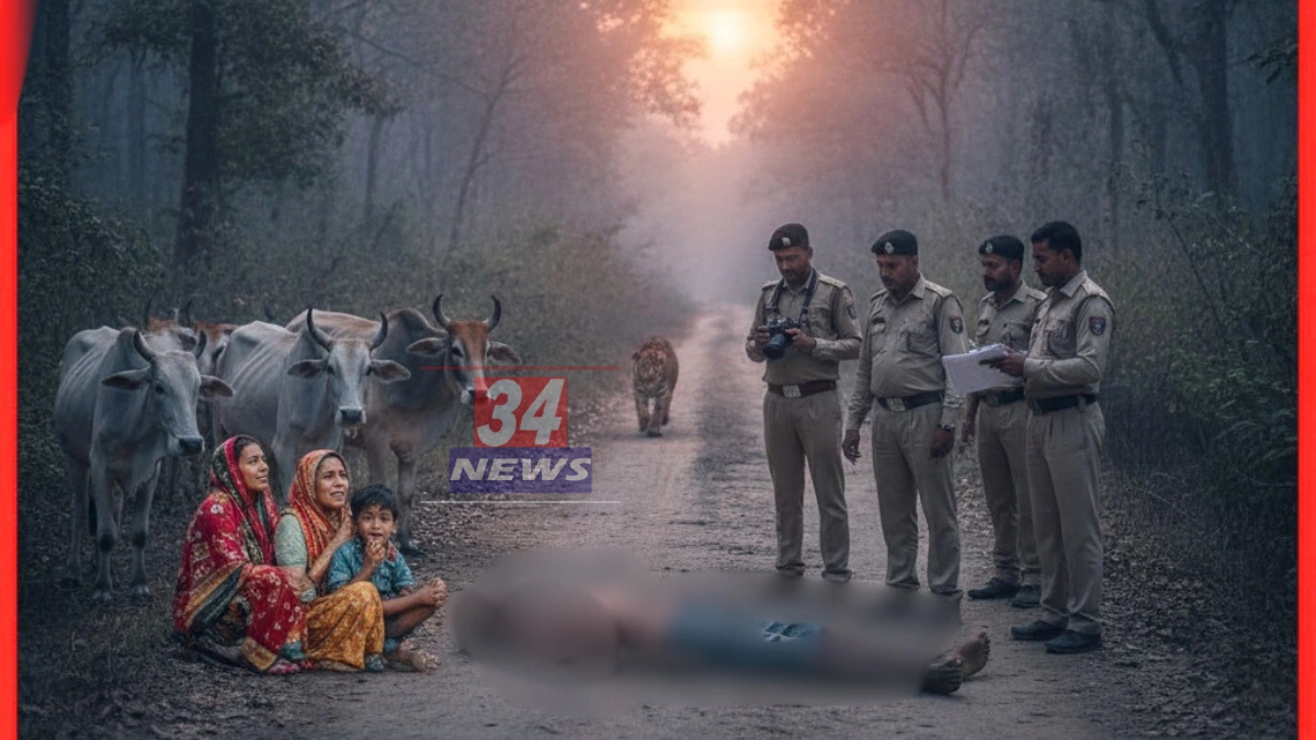 Chandrapur breaking news today tiger attack