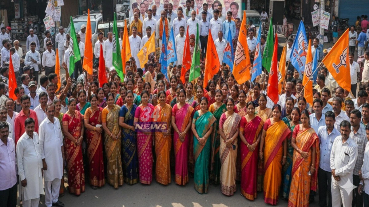 Chandrapur political battel for municipal councils