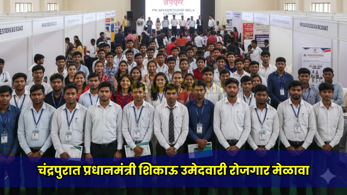 PM Shikau umedwari rojgar mela chandrapur