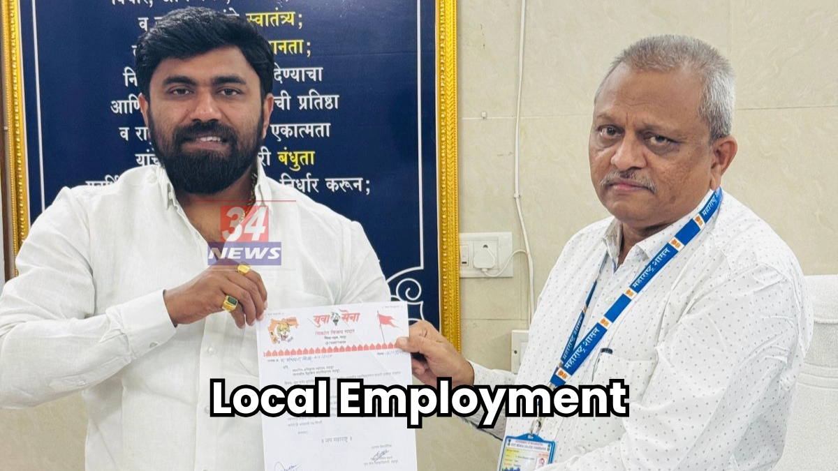 Vikrant Sahare demand for local employment