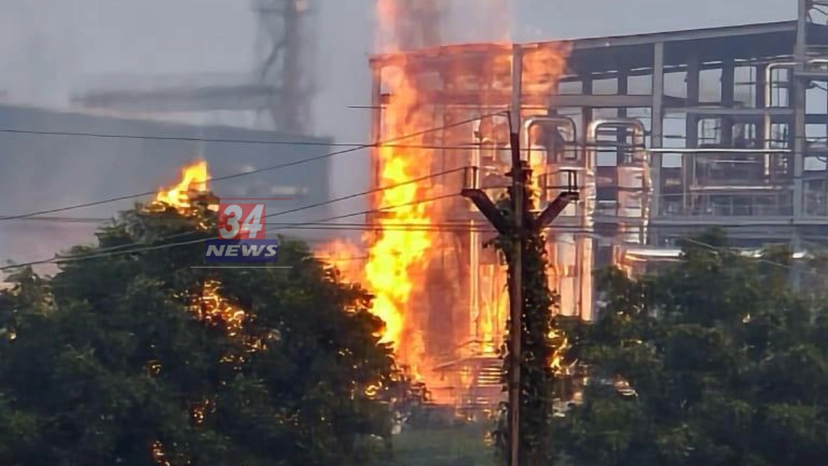 brahmapuri ethanol factory fire incident details