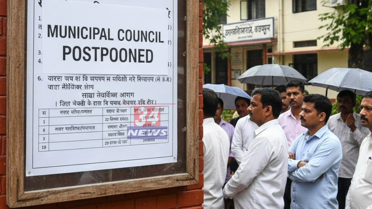 why municipal elections postponed in chandrapur