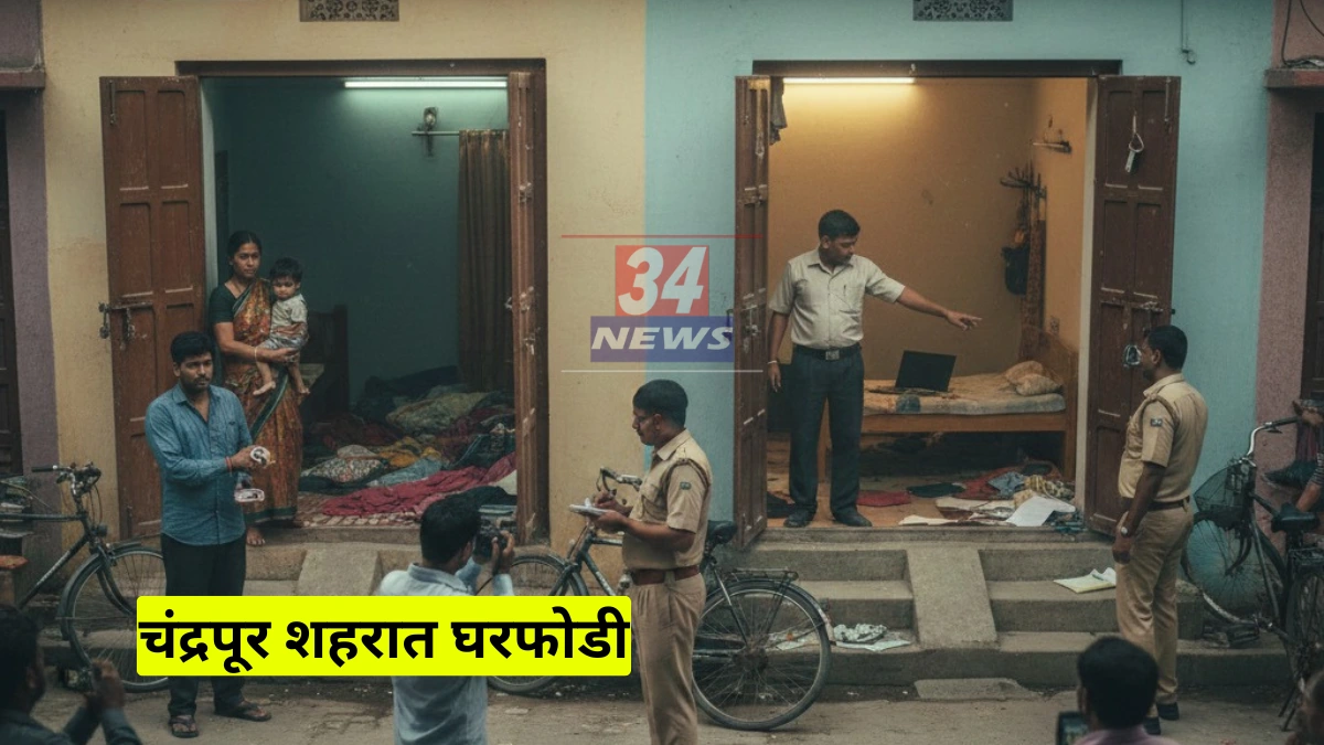 chandrapur double burglary