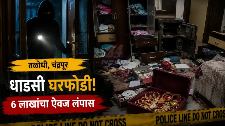 Talodhi House Burglary प्रकरणातील घरफोडीचे प्रतीकात्मक दृश्य