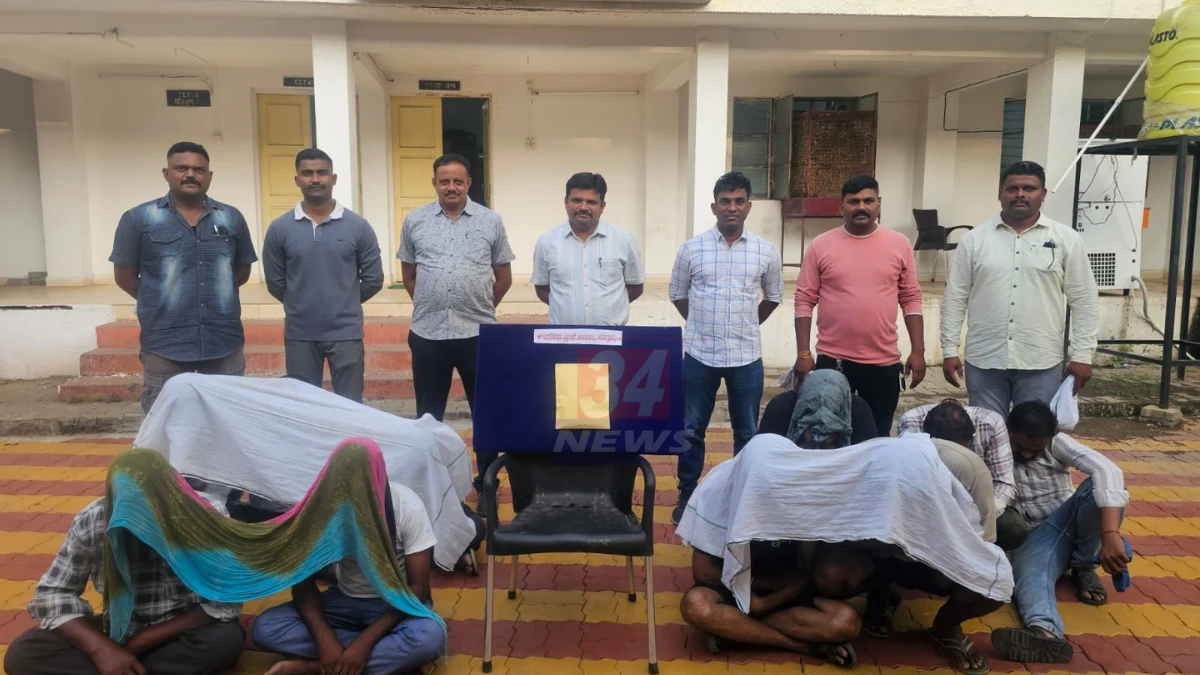 Babupeth Gambling Raid मध्ये चंद्रपूर पोलिसांची कारवाई