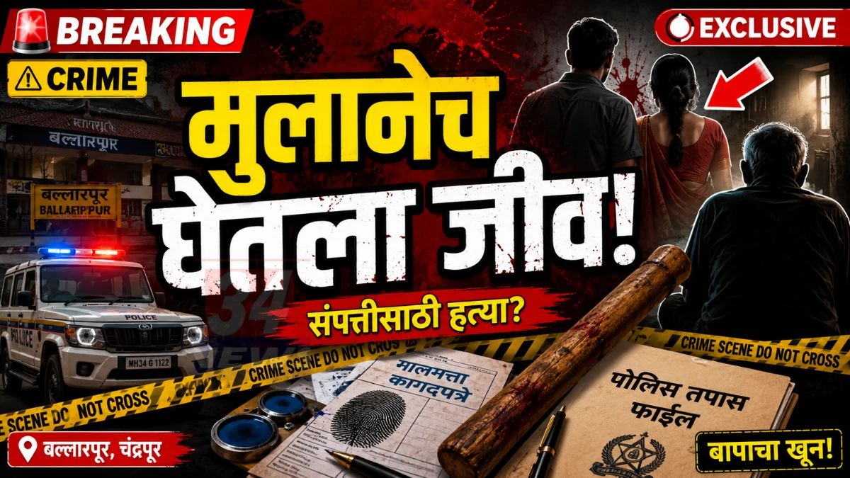 Ballarpur Father Murder प्रकरणातील बल्लारपूर येथील घटनास्थळाचे प्रतीकात्मक छायाचित्र