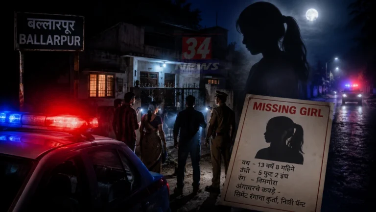Ballarpur Missing Girl प्रकरणातील पोलिस तपास