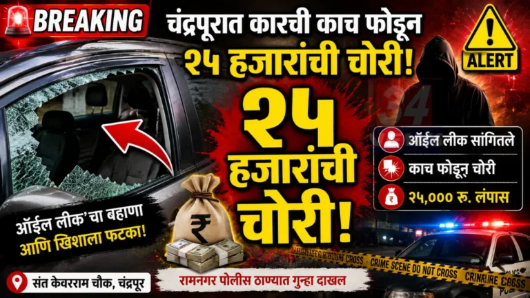ऑईल लीक पाहायला गेला अन् पैसे झाले गायब!