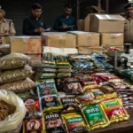 Chandrapur Gutkha Raid मध्ये FDA ने जप्त केलेला प्रतिबंधित मुद्देमाल