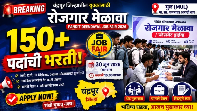 Chandrapur Job Fair employment drive at Mul ITI
