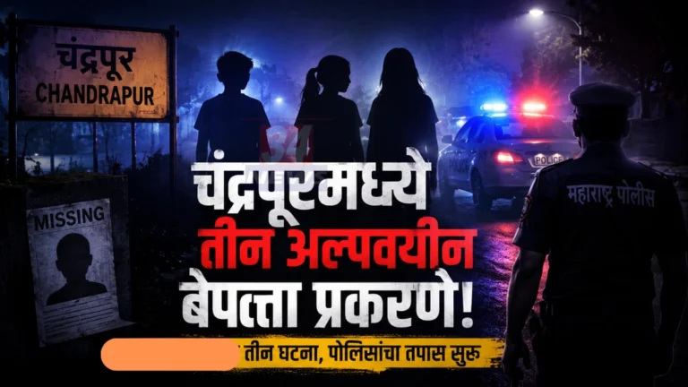Chandrapur Missing Minors पोलीस तपास आणि बेपत्ता प्रकरण