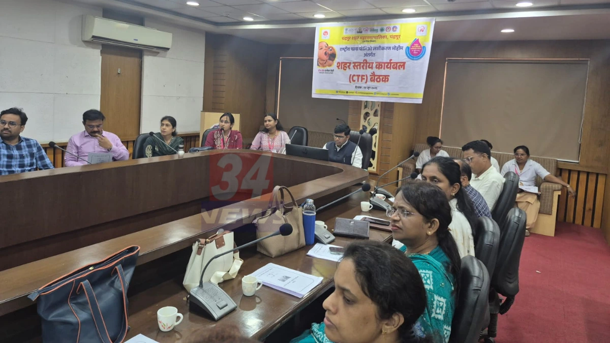 Chandrapur Polio Campaign vaccination drive for children