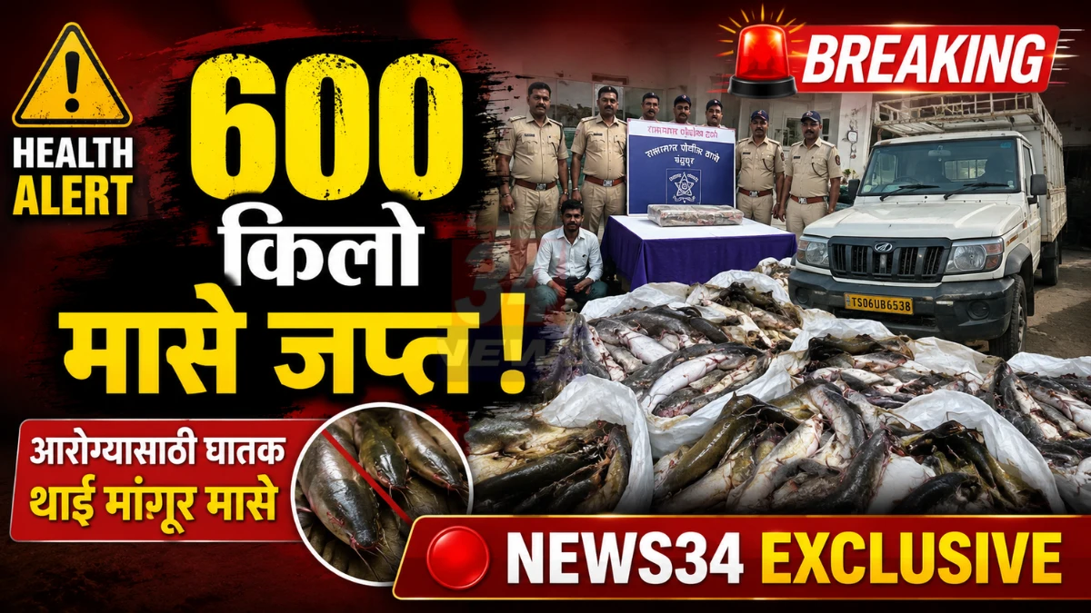 Chandrapur Thai Magur Fish seized by Ramnagar Police
