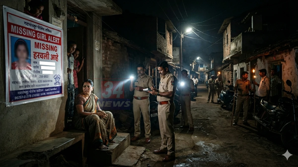 Gadchandur Missing Girl प्रकरणातील बेपत्ता 12 वर्षीय मुलगी शोध मोहिम