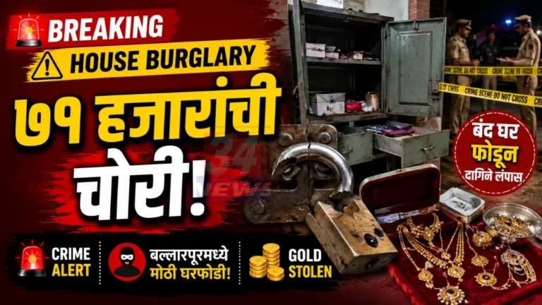 House Burglary Ballarpur jewellery theft case