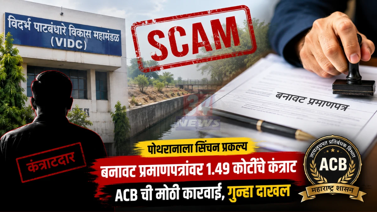 VIDC Scam प्रकरणात एसीबीची कारवाई