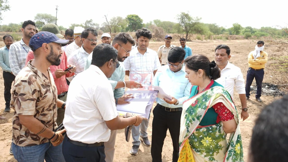 Irai Desilting Drive: इरई नदीला नवे जीवन; जिल्हाधिकाऱ्यांची पाहणी