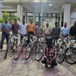 Rajura Bicycle Theft प्रकरणात पोलिसांनी जप्त केलेल्या सायकली
