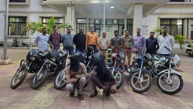 एका दुचाकी चोरीची तक्रार आली, पोलिसांनी थेट ७ दुचाकी चोरीचा गुन्हा उघडकीस आणला