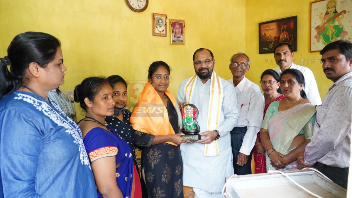 Sneha Waghmare Success निमित्त आमदार किशोर जोरगेवारांकडून सत्कार