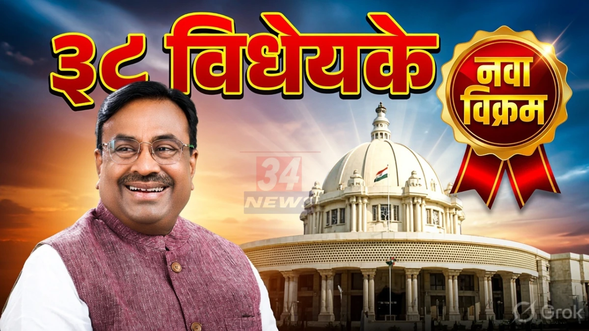 Sudhir Mungantiwar Record with 38 private member bills in Maharashtra Assembly
