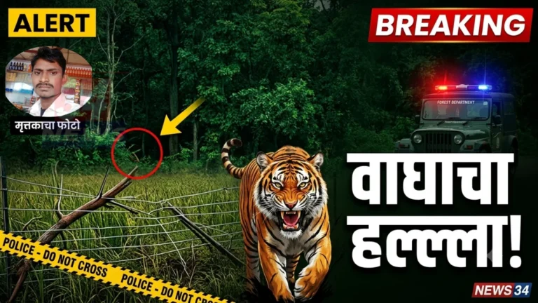 वाघाच्या हल्ल्याने चंद्रपूर पुन्हा हादरला