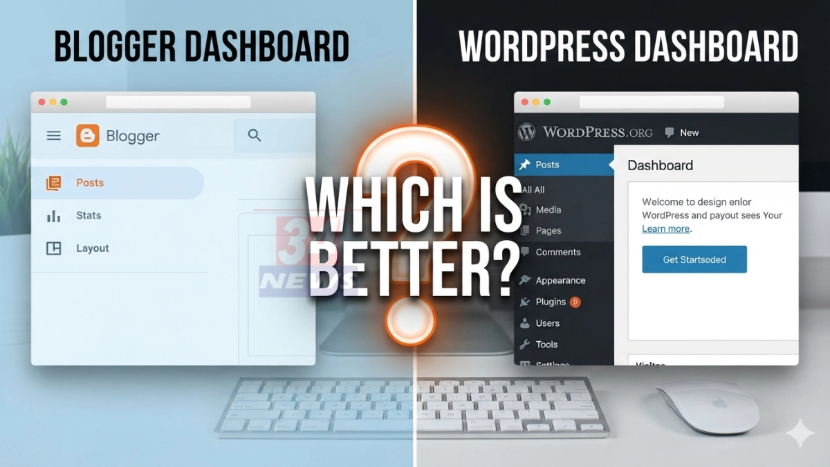 WordPress vs Blogger तुलना ब्लॉगिंग आणि कमाईसाठी सर्वोत्तम प्लॅटफॉर्म