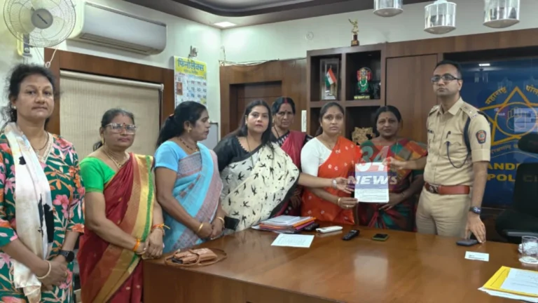 ballarpur bjp police complaint submitted to sp ayush nopani by alka atram