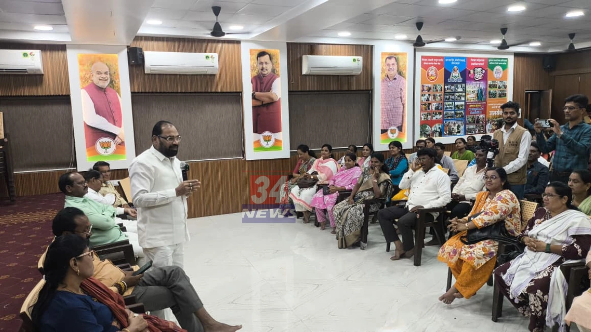 BJP Voter Review Campaign guidance by MLA Kishor Jorgewar