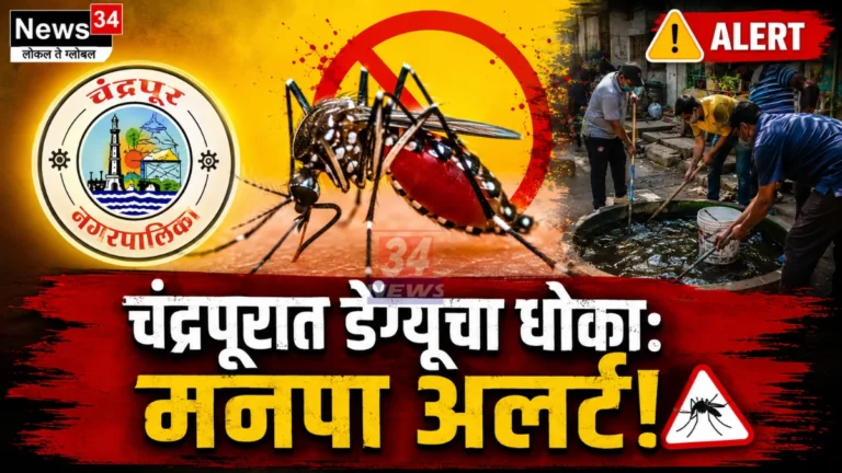 Chandrapur Dengue Alert dry day campaign by municipal corporation