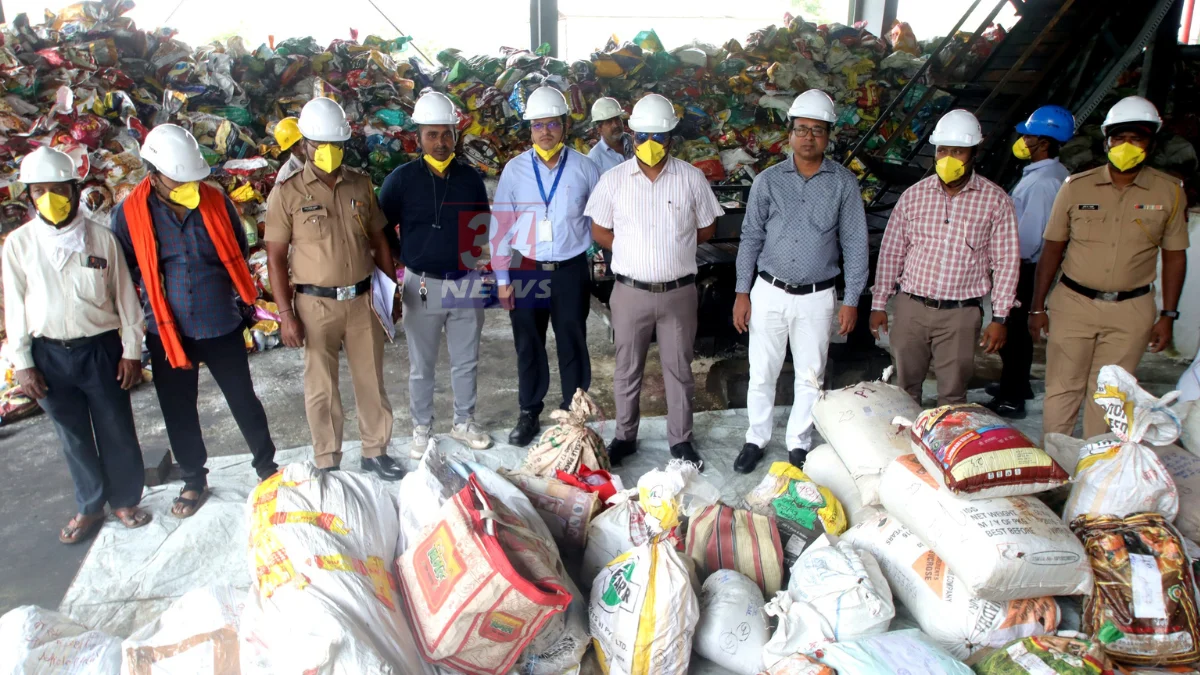 Chandrapur Drugs Seizure चंद्रपूर पोलिसांनी ६६ लाखांचे अंमली पदार्थ भट्टीमध्ये जाळून नष्ट केले