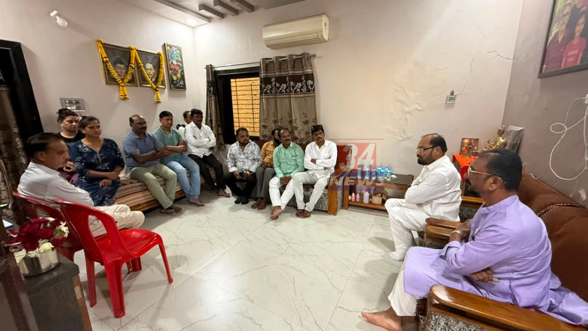 Chandrapur Family Tragedy : आमदार किशोर जोरगेवार यांनी जीवने कुटुंबाची घेतली सांत्वन भेट