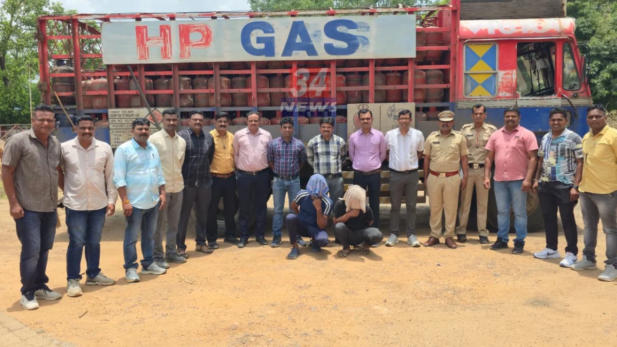 chandrapur gas cylinder theft
