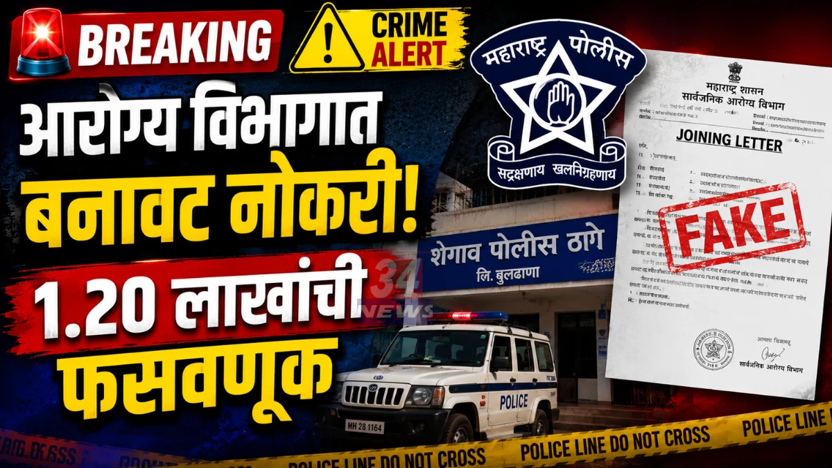 Chandrapur Job Fraud Case FIR at Shegaon Police Station