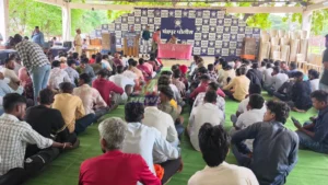 Chandrapur Police Parade चंद्रपूर पोलिसांनी १९८ जामीनप्राप्त गुन्हेगारांची ओळख परेड घेतली